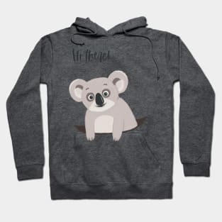 Cute and funny  baby-koala Hoodie